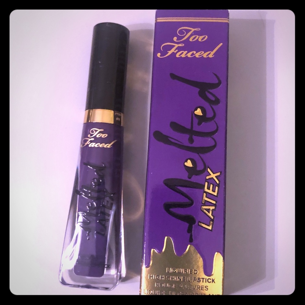 Too faced liquefied shine lipstick “bye Felicia “